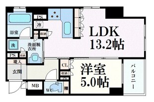 リーガル京都堀川五条通りⅡの物件間取画像